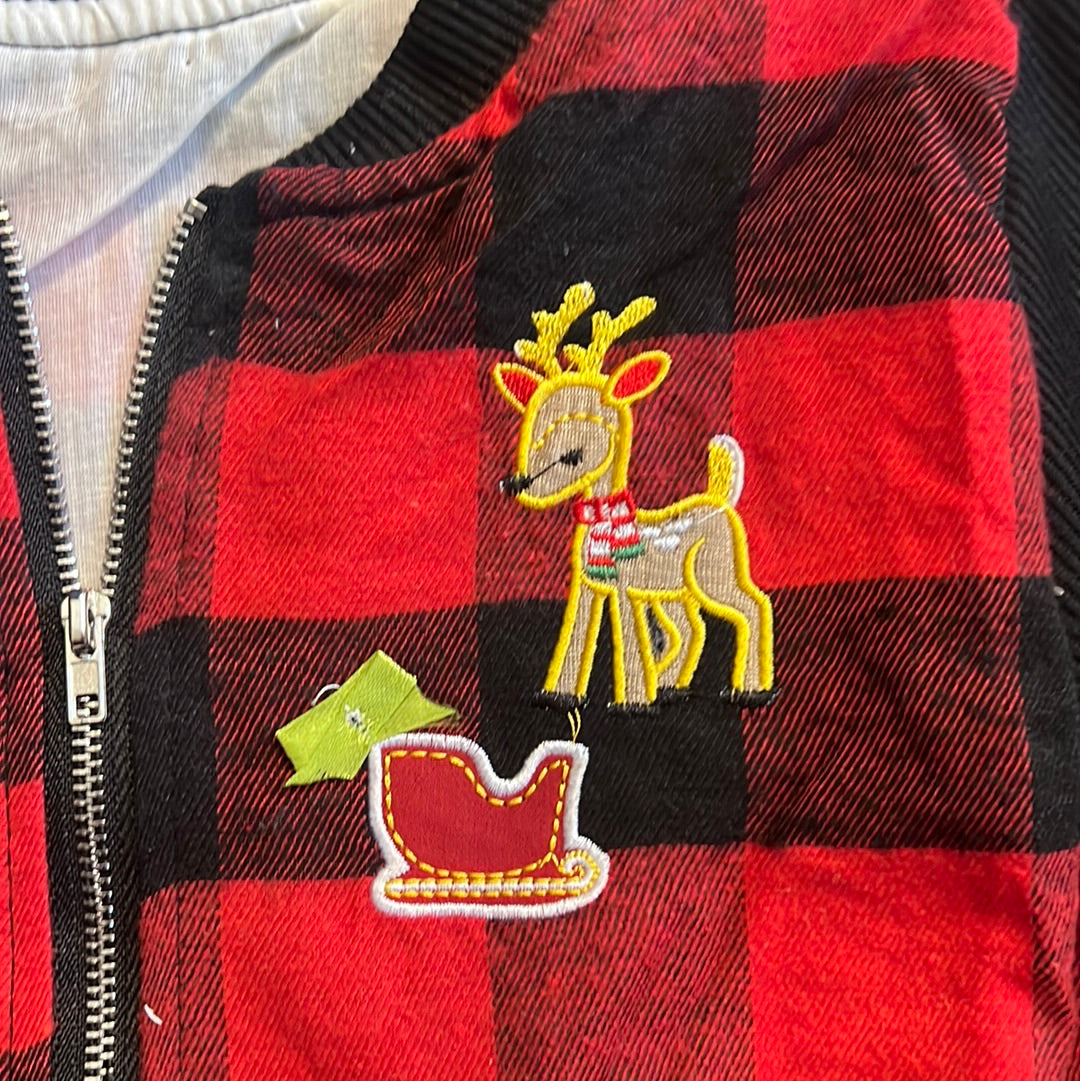 Plaid Reindeer jacket