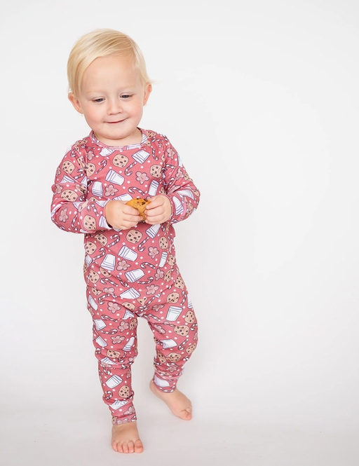 Holiday Milk & Cookies Organic Pajamas