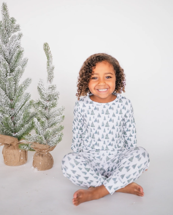 Holiday Christmas Tree Organic Pajamas