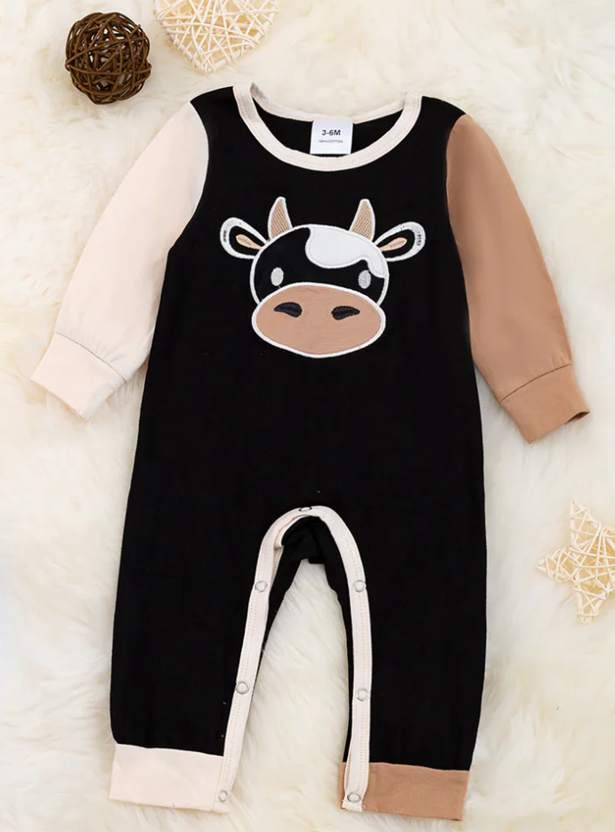 Cow Applique Romper