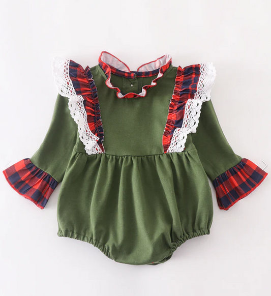 Ruffle Smocked Romper